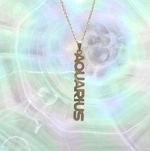 Load image into Gallery viewer, ZODIAC GOLD FASHION NECKLACE