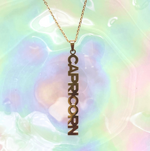 Load image into Gallery viewer, ZODIAC GOLD FASHION NECKLACE