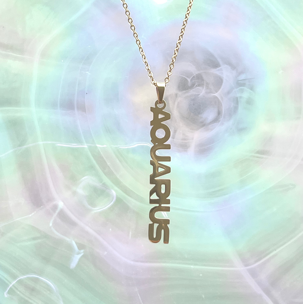 ZODIAC GOLD FASHION NECKLACE