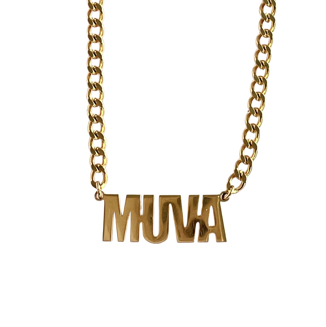 MUVA GOLD FASHION NECKLACE